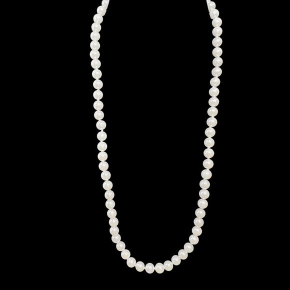 Unbranded Jewelry - Single Strand Faux Pearl Necklace (4599)